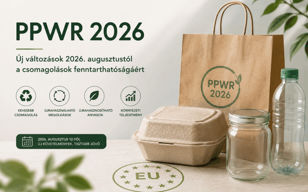 PPWR rendelet – milyen új kötelezettségek lépnek életbe 2026 augusztusától?